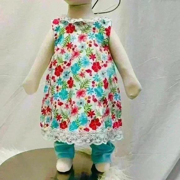 Little Me Child Size 18 Months MultiColor Flamingo Two-Piece Outfit - Picture 2 of 16